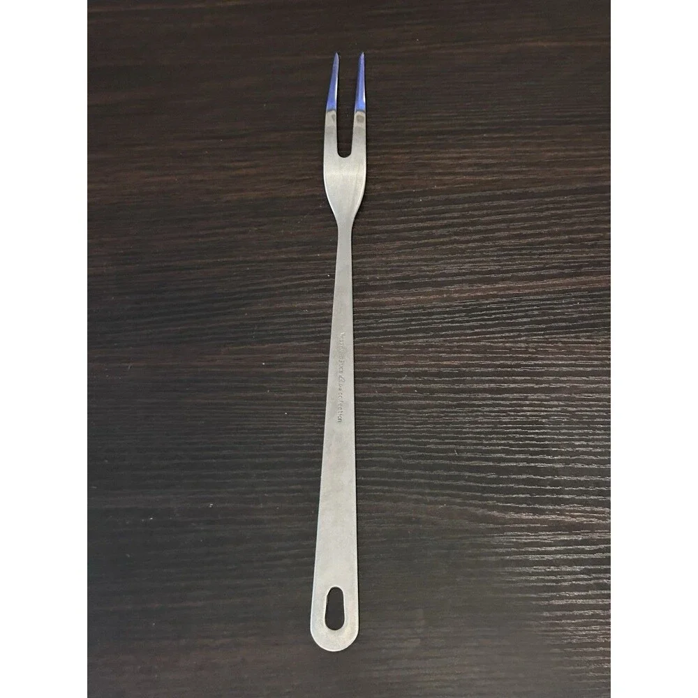 Wolfgang Puck Cafe Collection Stainless Steel Carving Meat Fork 13.5” Serving